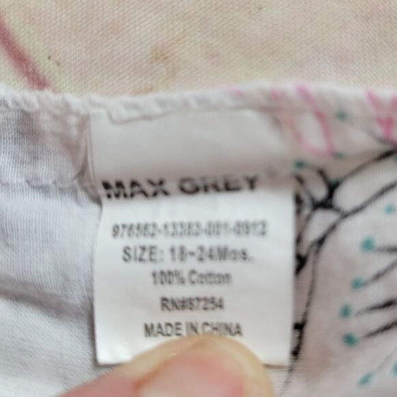 Max Grey butterfly tank top 18-24 mo - Picture 3 of 3